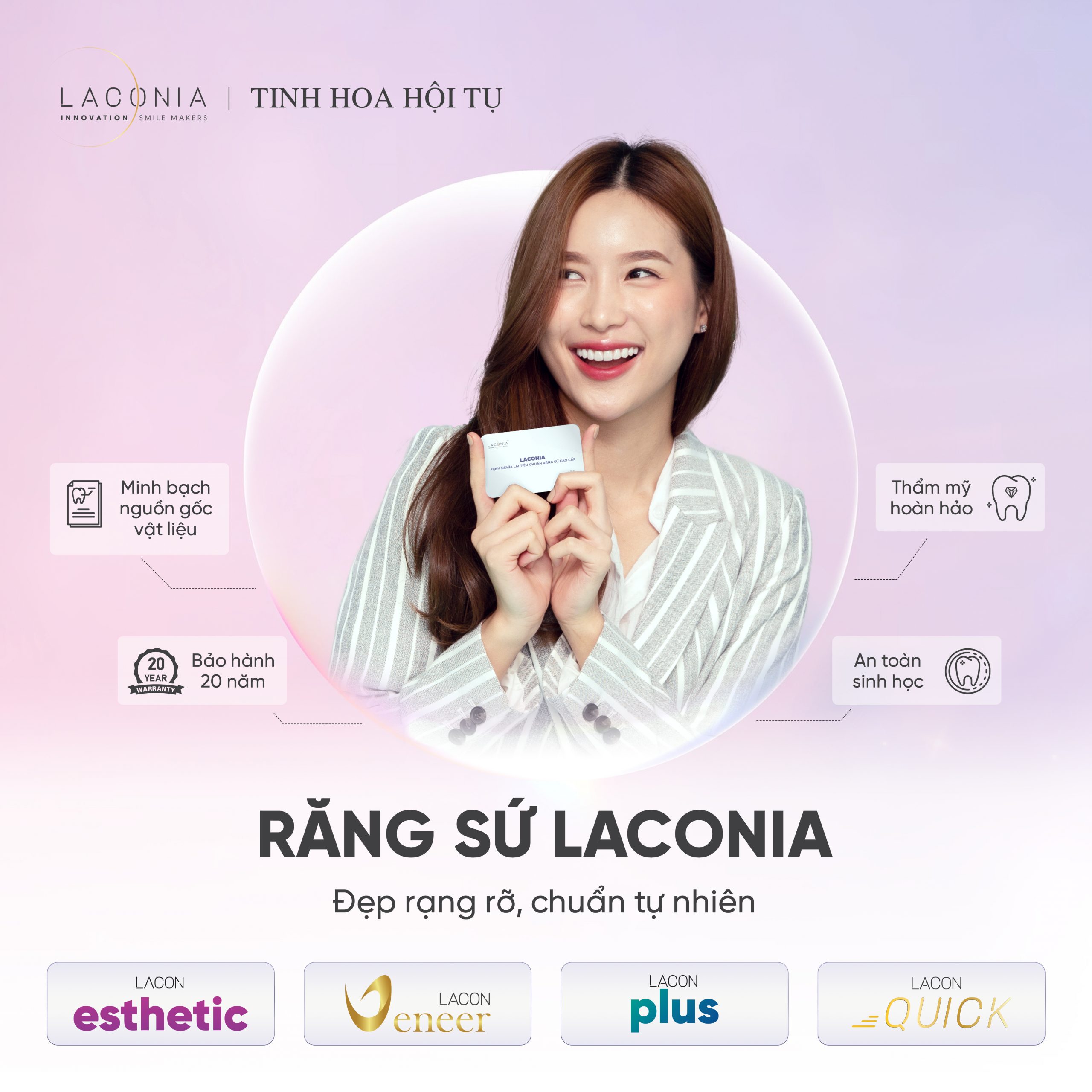 Răng sứ Laconia - Răng sứ cao cấp nhất hiện nay